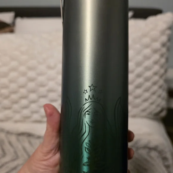 Starbucks 50th Anniversary Stainless Steel Etched Siren Tumbler - Picture 3 of 11